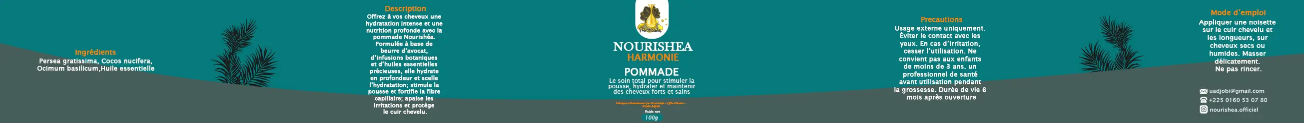 Nourishea Harmonie Pommade Modifiée